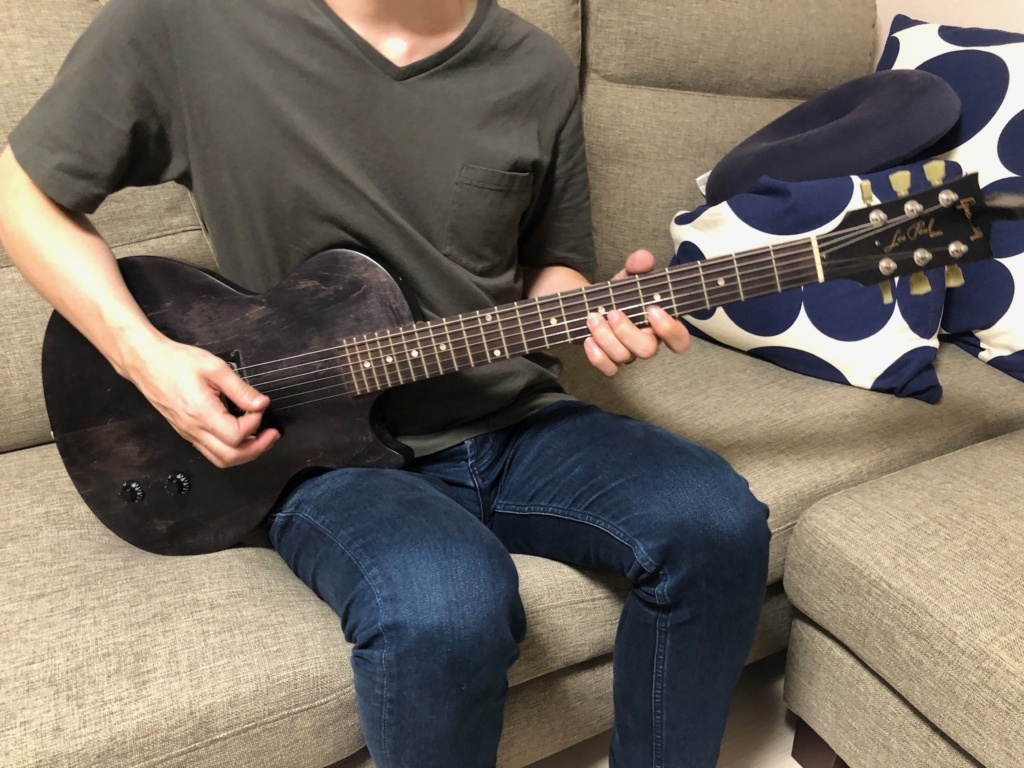 ミニエレキギターSDC-1 miniレビュー　大きさの比較