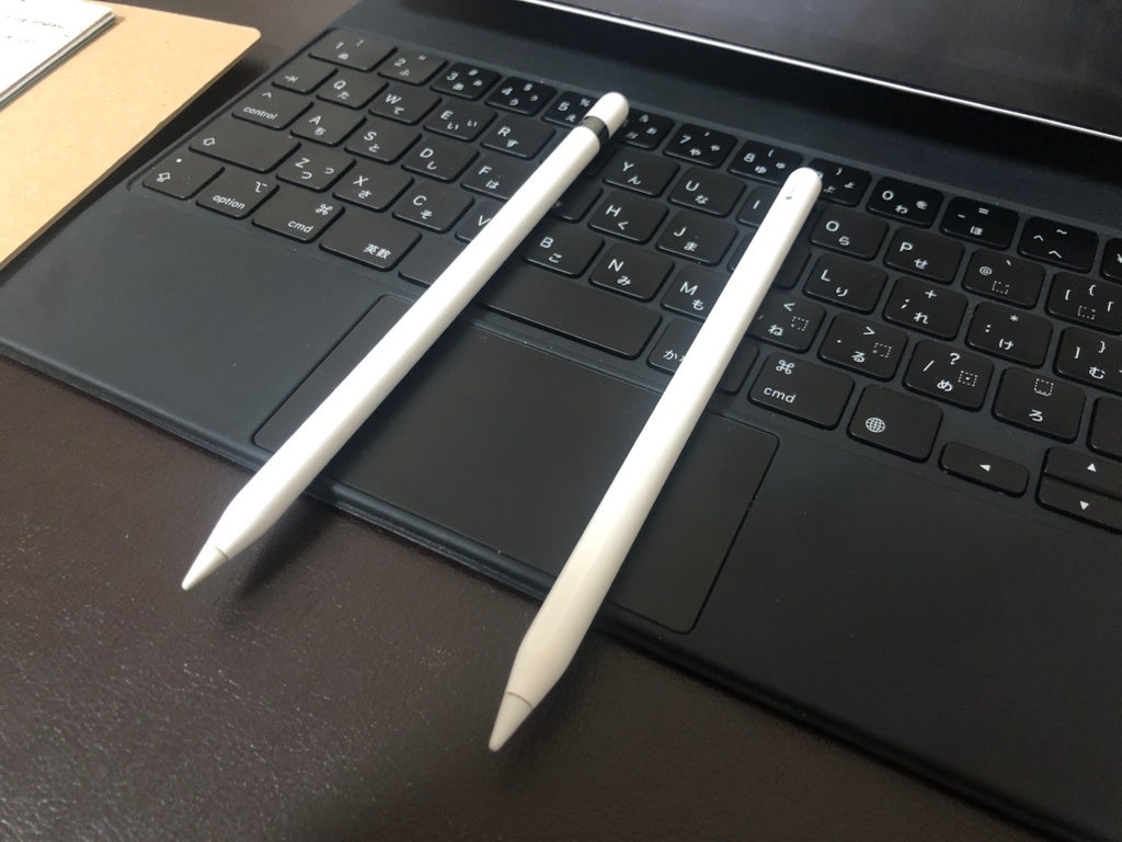 Apple Pencil第1世代と第2世代